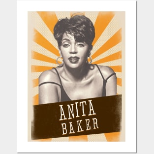 Vintage Aesthetic Anita Baker Posters and Art